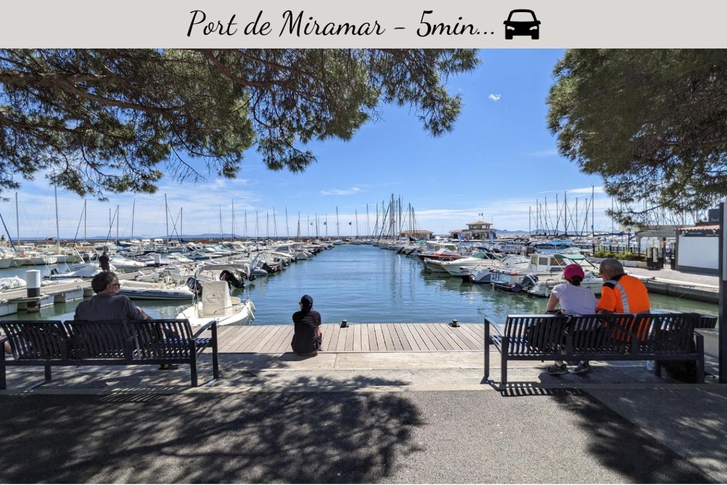 Netflix - Lit Queen Size - Terrasse Plein Sud - Climatisation - 2'Centre-Ville - 6'Mer - Parking Prive - 56M2 - L'Olivine - Offre Speciale Ла-Лонд-ле-Мор Экстерьер фото