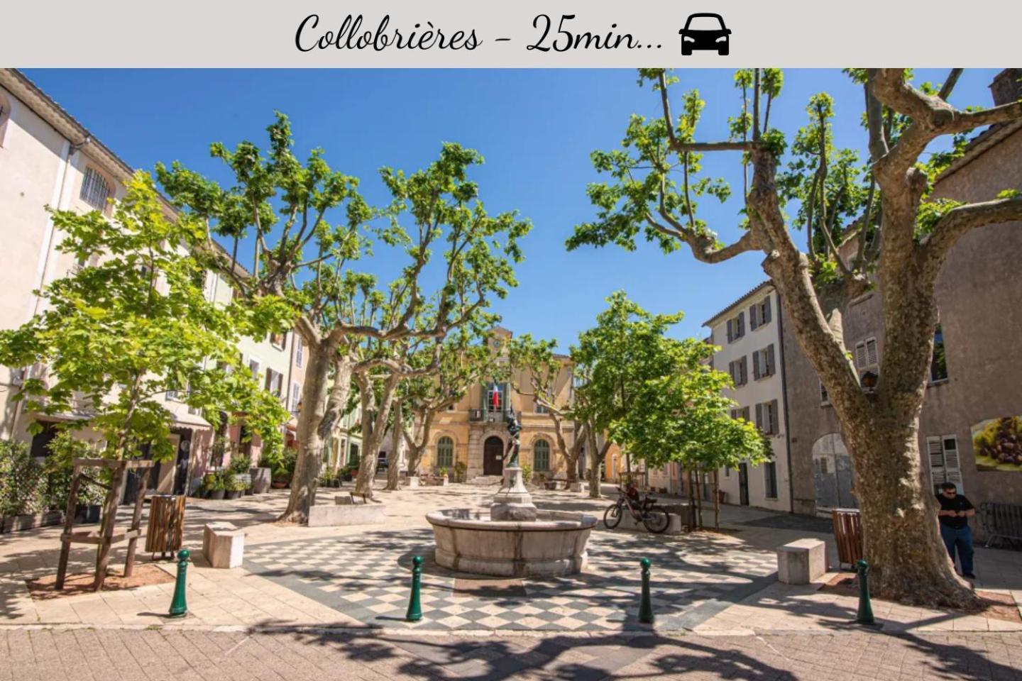 Netflix - Lit Queen Size - Terrasse Plein Sud - Climatisation - 2'Centre-Ville - 6'Mer - Parking Prive - 56M2 - L'Olivine - Offre Speciale Ла-Лонд-ле-Мор Экстерьер фото