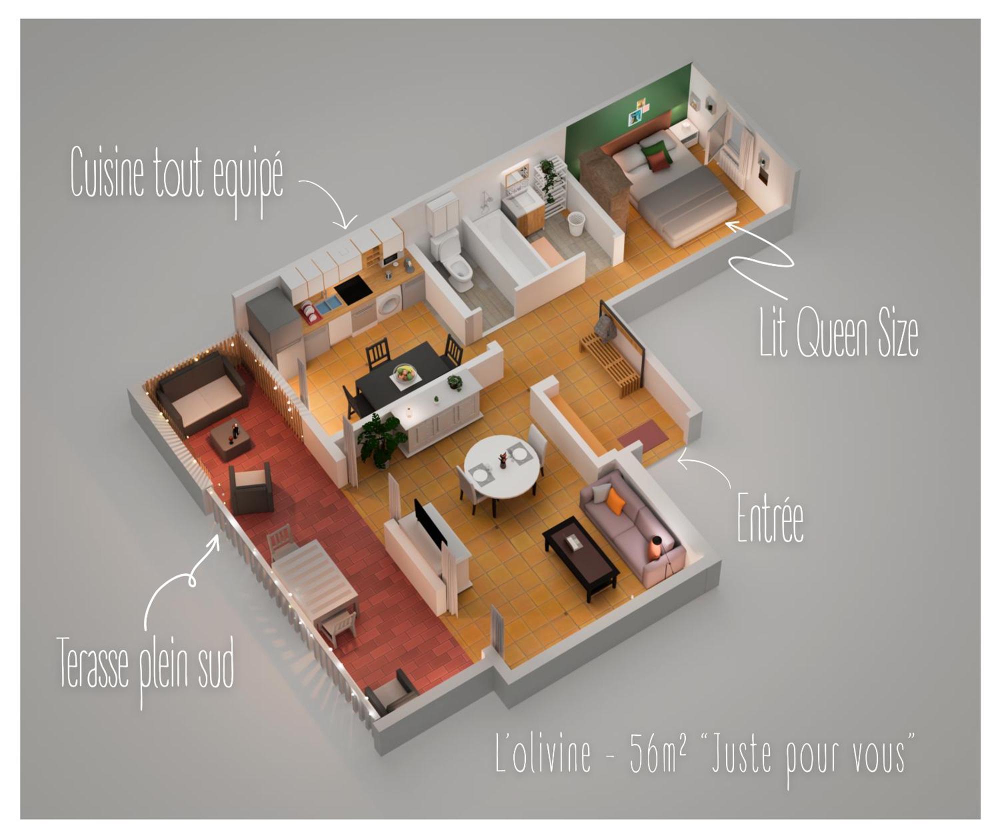 Netflix - Lit Queen Size - Terrasse Plein Sud - Climatisation - 2'Centre-Ville - 6'Mer - Parking Prive - 56M2 - L'Olivine - Offre Speciale Ла-Лонд-ле-Мор Экстерьер фото